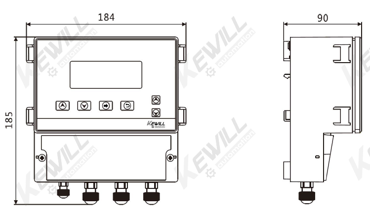 AE30A 变送器尺寸图