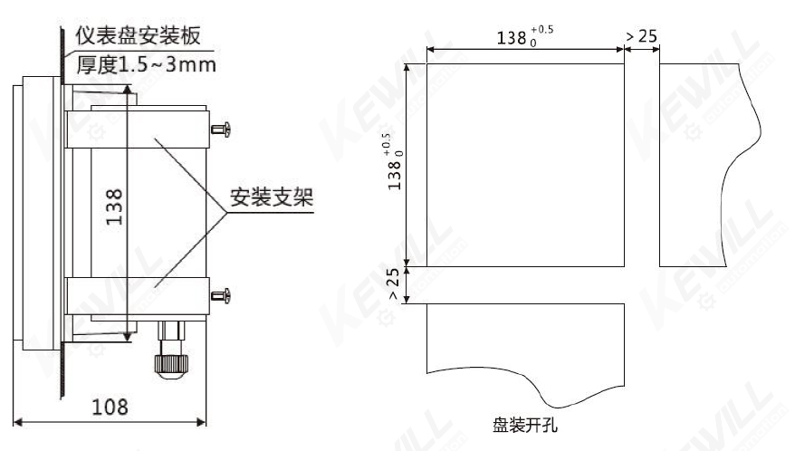 盘装(AE30-B)示意图